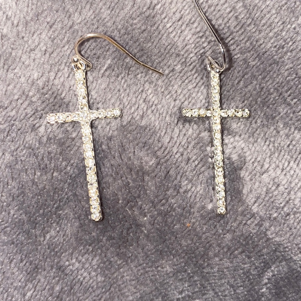 Cross earrings